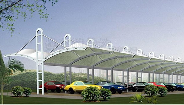 膜結(jié)構(gòu)停車棚鋼結(jié)構(gòu)生銹了，該腫么辦？