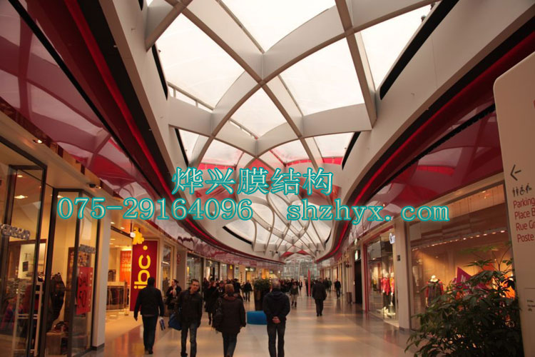 商場建筑方案配上ETFE膜結構，彰顯大智慧
